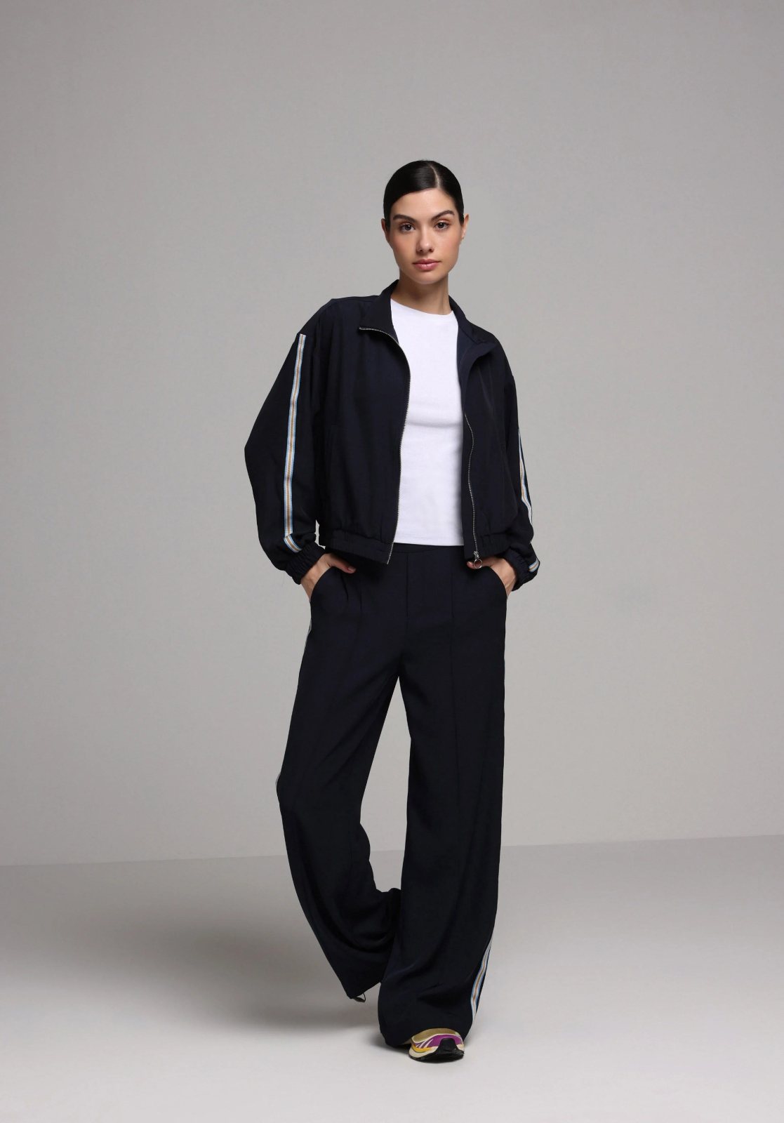 Dokuma Alt Kadın Pantolon Regular Fit