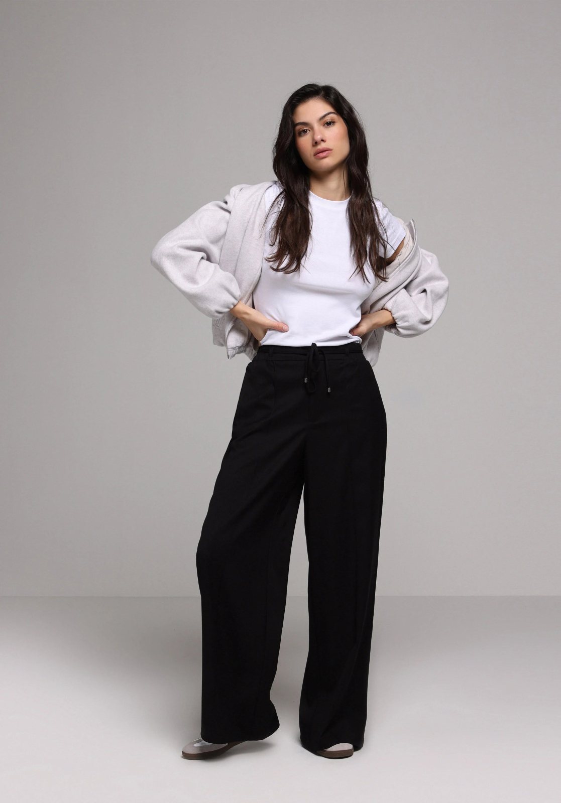 Dokuma Alt Kadın Pantolon Regular Fit
