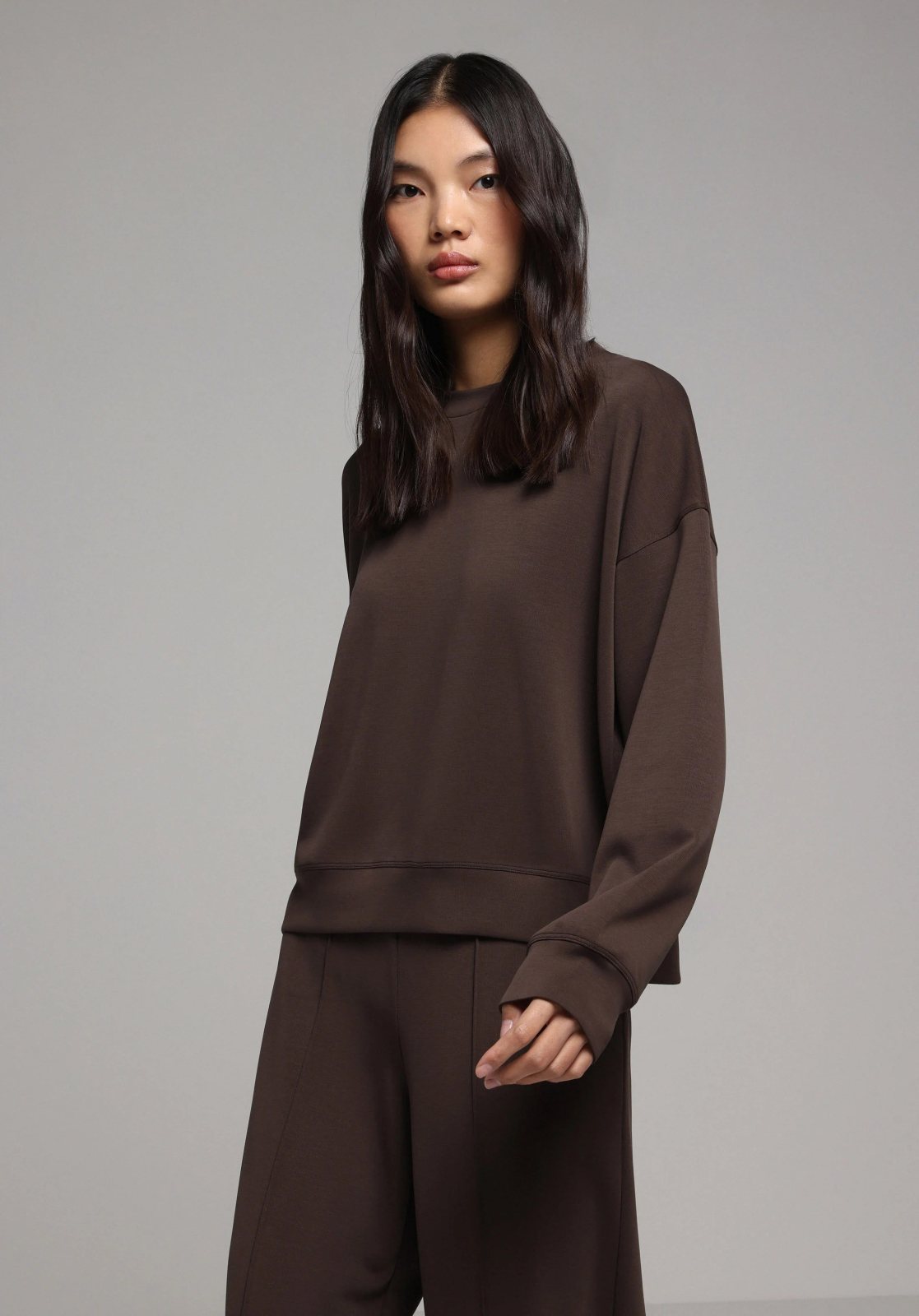 Örme Kadın Sweatshirt Regular Fit