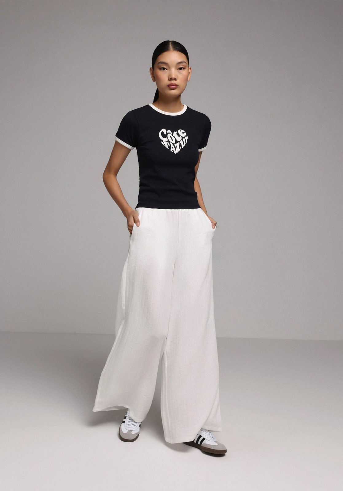 Dokuma Alt Kadın Pantolon Regular Fit