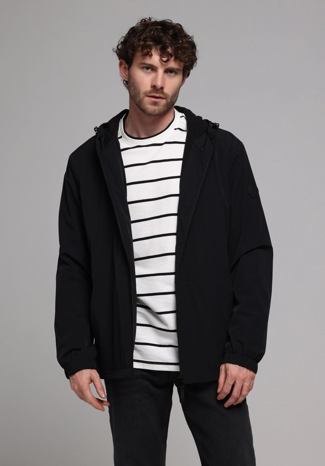 Dokuma Dış Erkek Yağmurluk Regular Fit