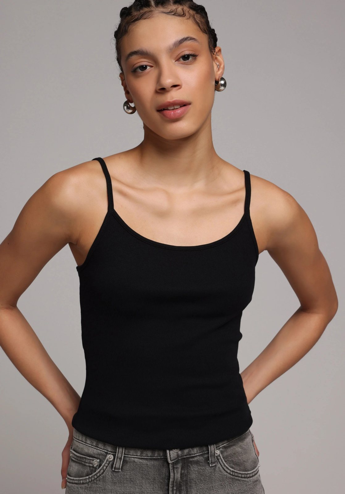 Örme Kadın Atlet Slim Fit