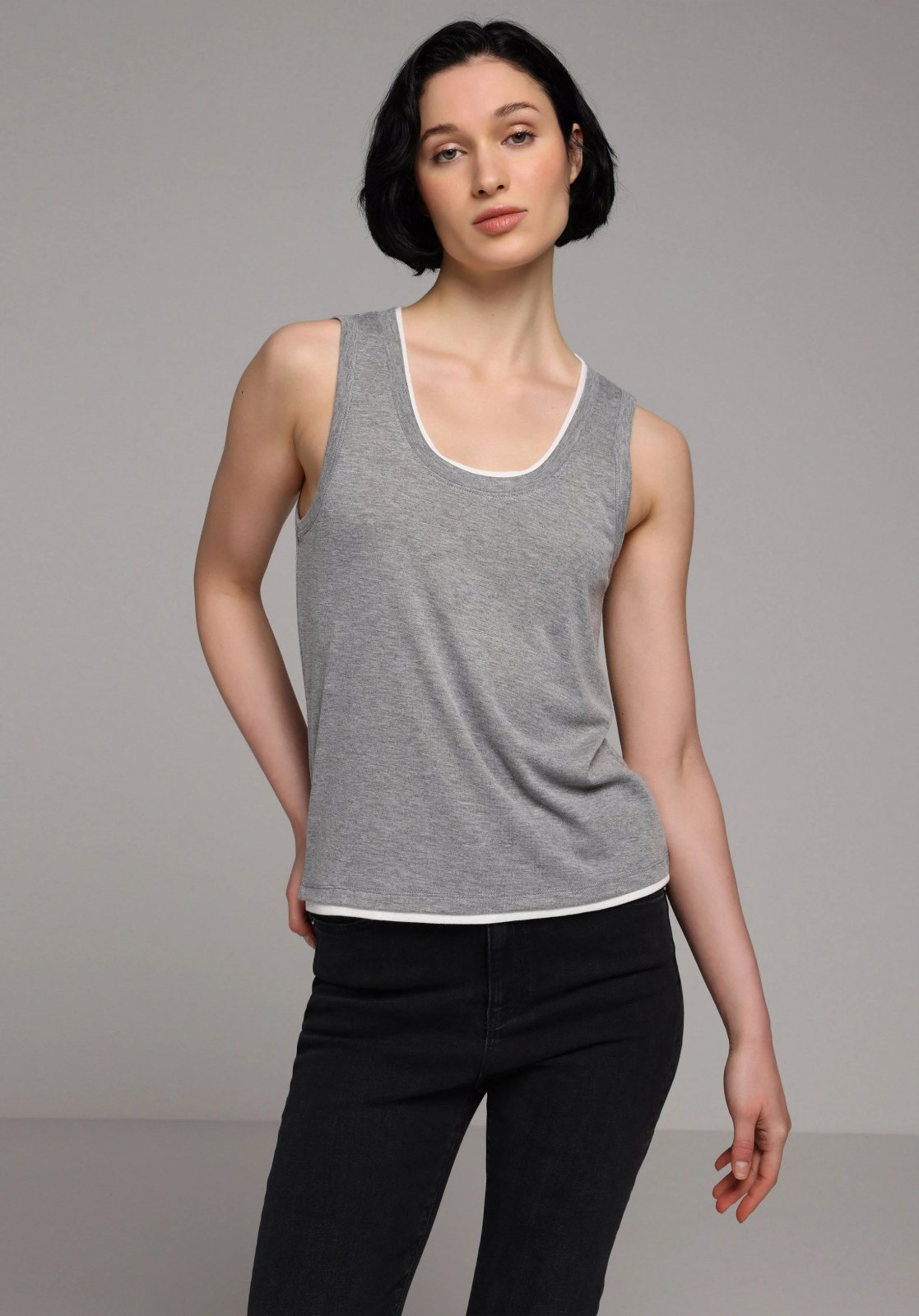 Örme Kadın Atlet Slim Fit