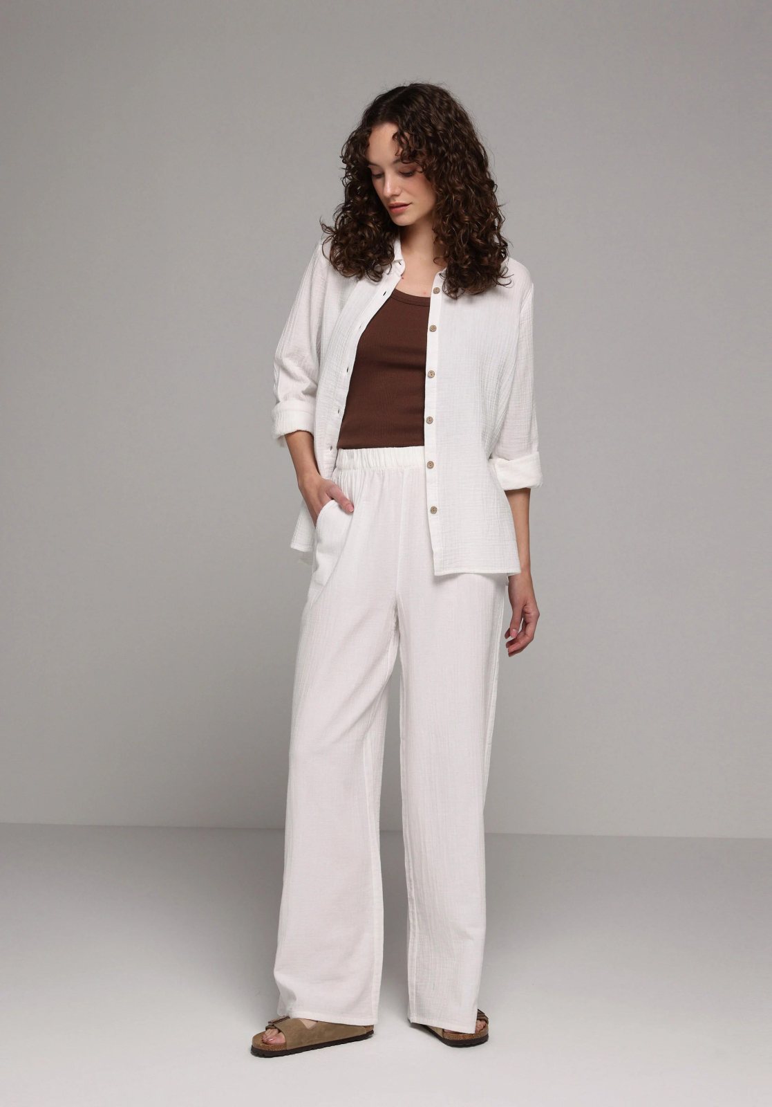 Colins 9671 Женские брюки из ткани, Regular Fit