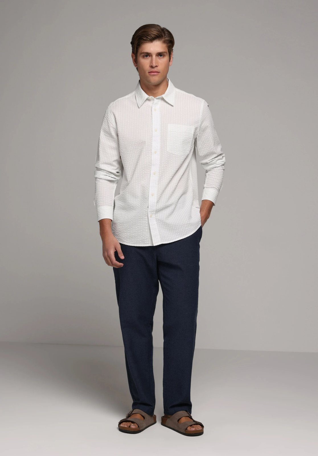 Colins 9687 Regular Fit Men’s Woven Trousers