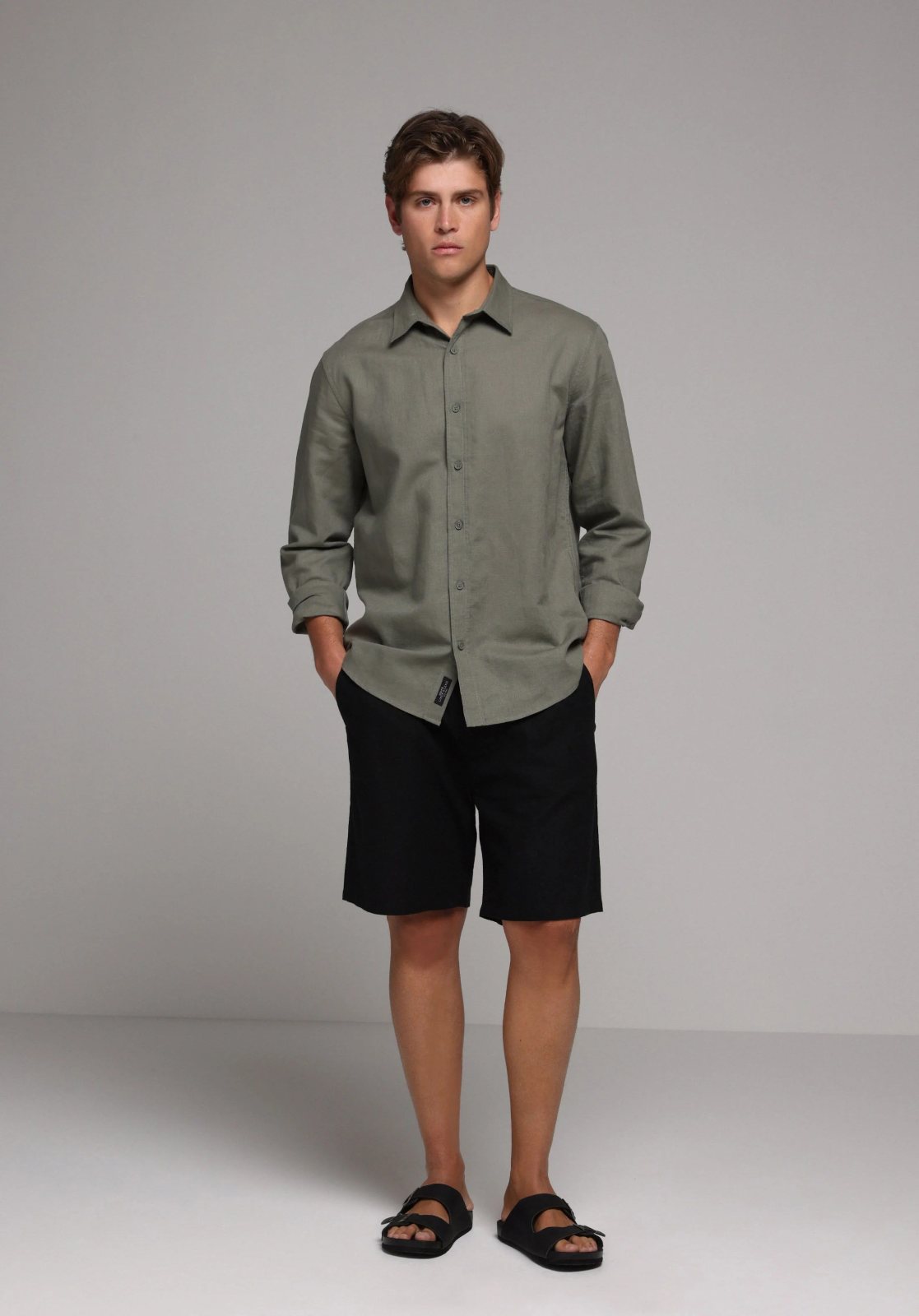 Colins 9710 Regular Fit Woven Men’s Shorts