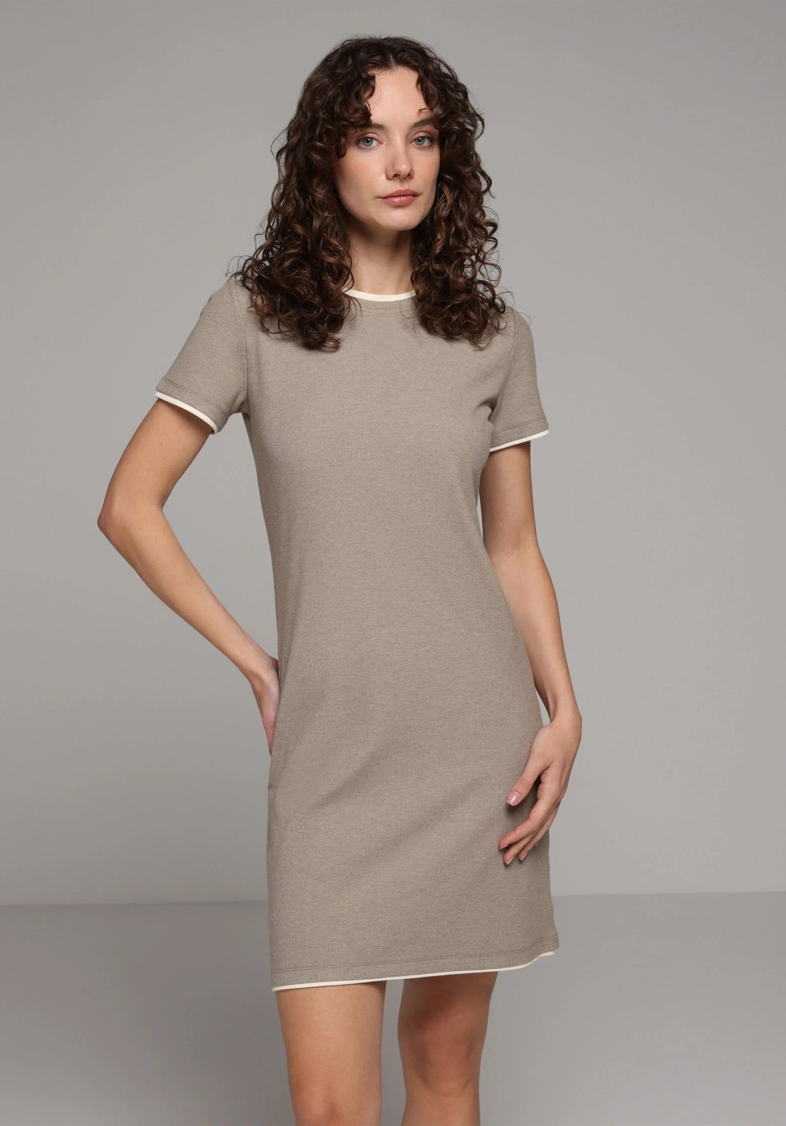 Örme Kadın Elbise Slim Fit