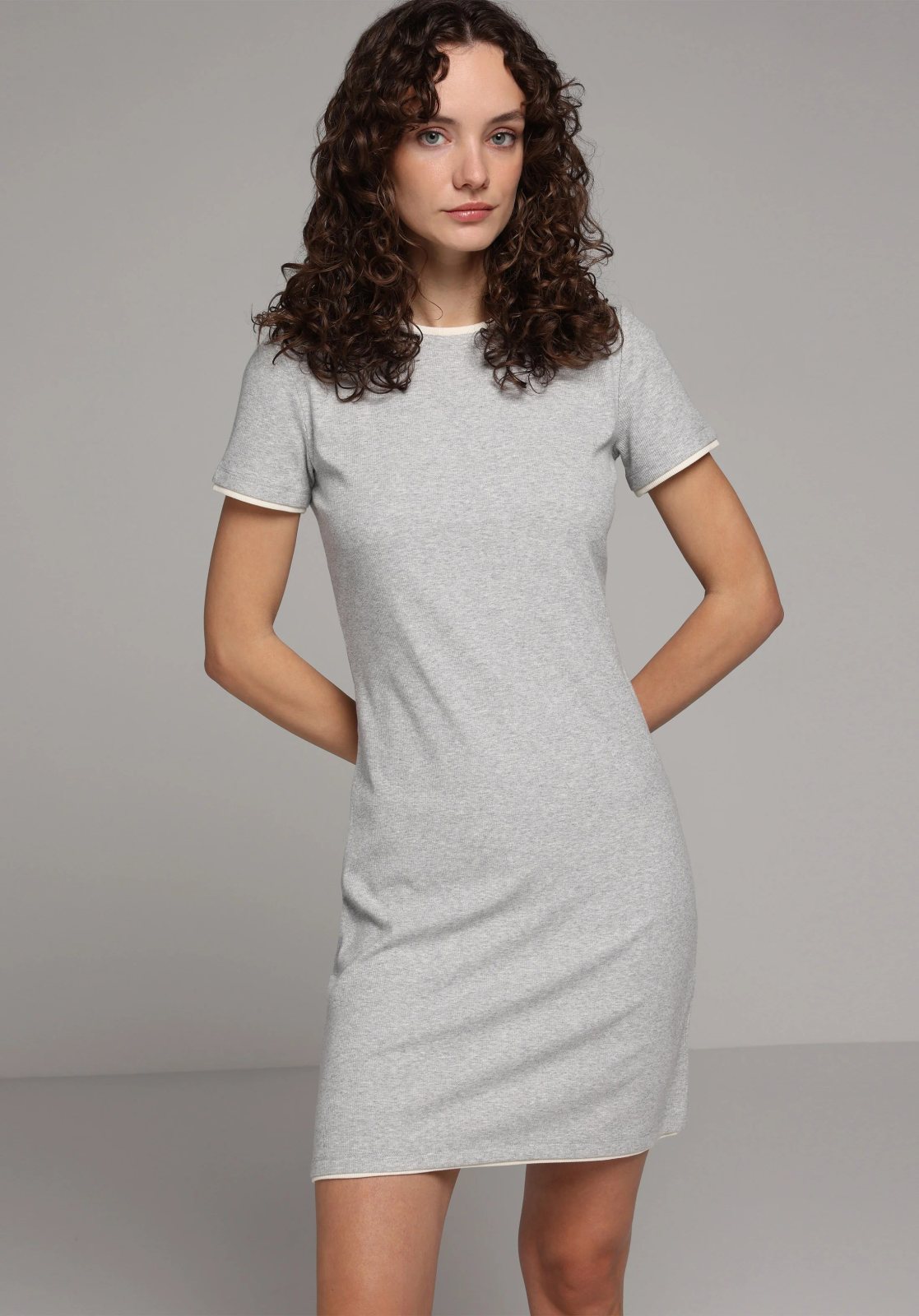 Örme Kadın Elbise Slim Fit