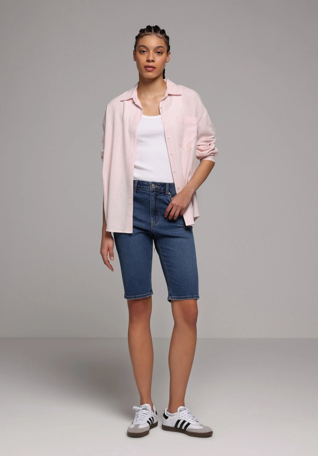 Denim Kadın Şort Slim Fit