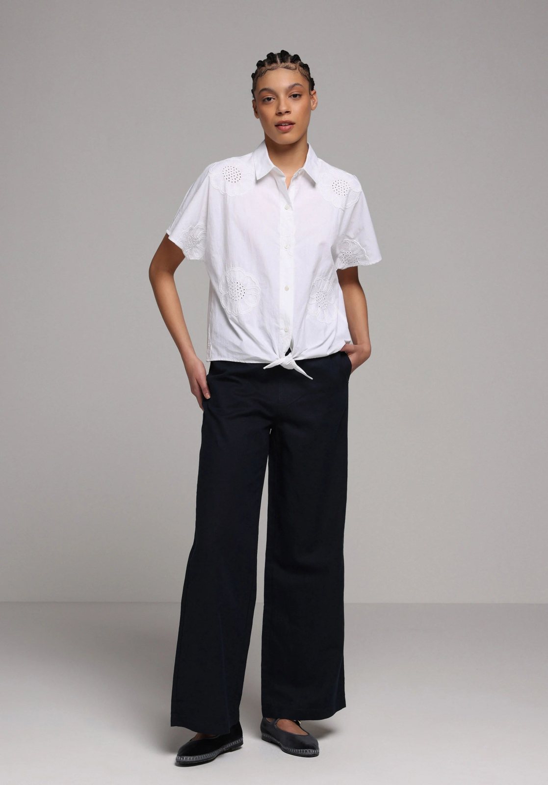 Dokuma Alt Kadın Pantolon Regular Fit