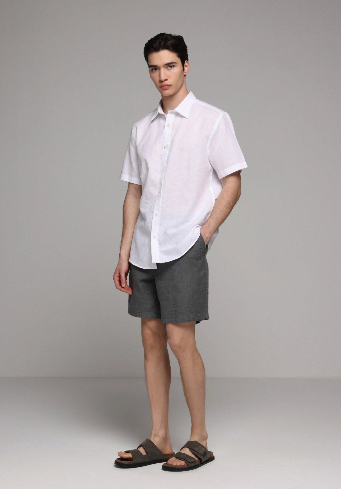 DOKUMA ALT ERKEK ŞORT Relaxed fit