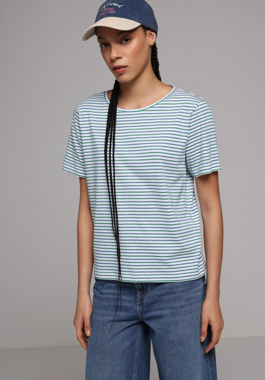 Örme Kadın Kısa Kol T-Shirt Regular Fit