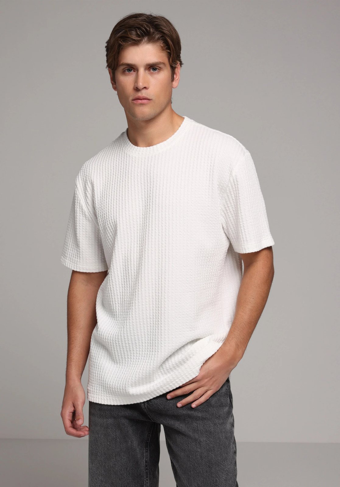 Örme Erkek Kısa Kol T-Shirt Comfort Fit