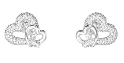 Guess JGUJUBE06054JWRHTU Серебристые серьги