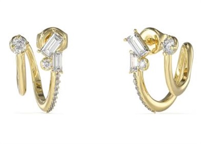 Guess JGUJUBE05360JWYGTU, золотистые серьги