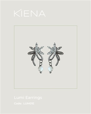Kiena Lumi LUM01E, серебристые серьги