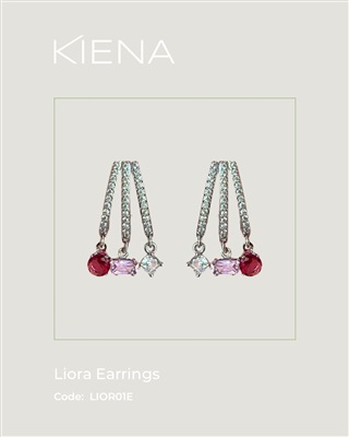 Kiena Liora LIOR01E, серебристые серьги