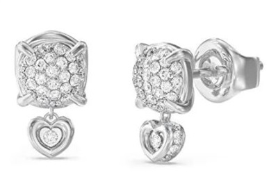 Guess L.o.v.e. JGUJUBE05468JWRHTU Silver Earrings
