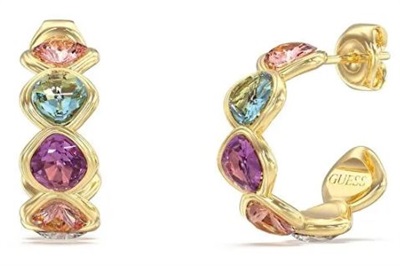 Guess Mamounia JGUJUBE05318JWYGMCTU, золотистые серьги