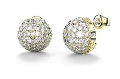 Guess JGUJUBE04406JWYGTU, золотистые серьги