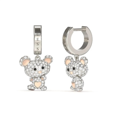Guess JGUJUBE04689JWRHCLTU Küpe Gümüş