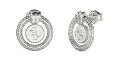 Guess JGUJUBE04060JWRHTU Silver Earrings