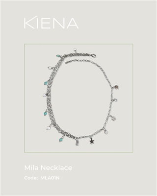 Kiena Mila колье MLA01N, серебристое