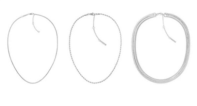 Calvin Klein CKJ35000626 серебристое колье