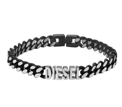 Diesel DJDX1385-040 Siyah Erkek Bilekliği