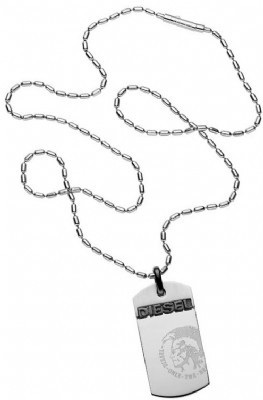 Diesel DX0007-040 DJDX0007-040 Kolye Gümüş