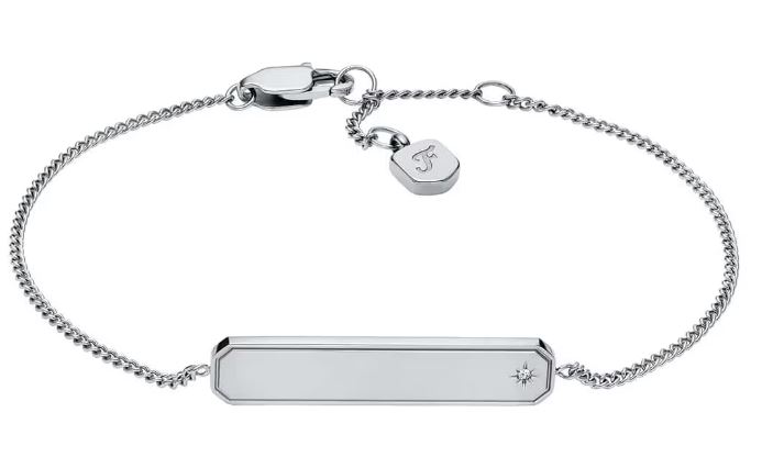 Fossil JF04929-040 Silver Bracelet