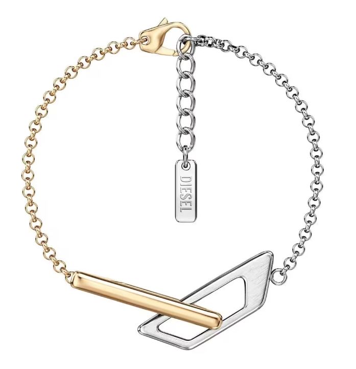 Diesel DJDX1686-931 Silver/Gold Bracelet