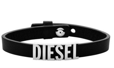 Diesel DJDX1346-040 Bilezik Siyah/gümüş
