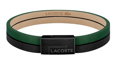 Lacoste LACJ2040074 Bilezik Siyah Yeşil