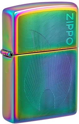 Zippo 151 Zippo Dimensional Flame Design Z-48618-103613 Çakmak Yeşil Parlak
