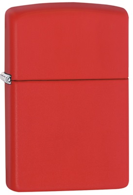 Zippo Regular Red Matte Z-233 Çakmak (233-000598) Kırmızı