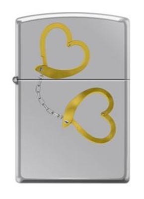 Zippo Z-CI400369-250 Çakmak (250-040913) Gümüş Handcuffs OF Love