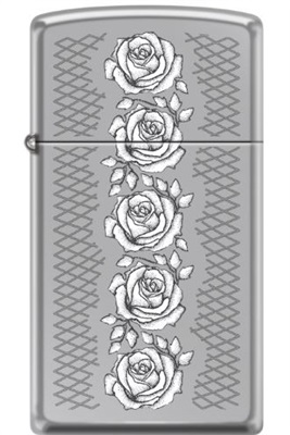 Zippo Roses And Lattice Z-CI406846-1610 Çakmak (1610-061834) Gümüş Roses And Lattice