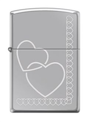 Zippo Z-MP400301-250 Çakmak (250-046207) Gümüş Heart Chain