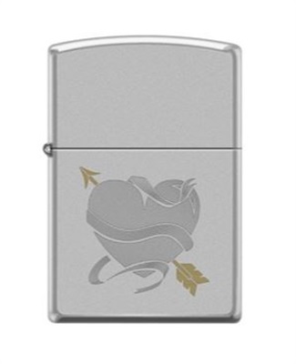 Zippo Z-AE400396-205 Çakmak (205-055346) Gümüş Heart And Arrow