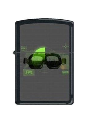 Zippo Pilot Goggles Z-CI014224-218 Çakmak (218-008542) Siyah