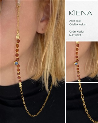 Kiena Natura Akik NATZ02A Цепочка для очков