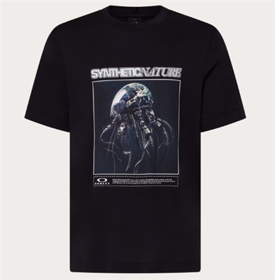 Oakley Futurescape Jellyfish Tee FOA407443 T-Shirt Siyah 02E