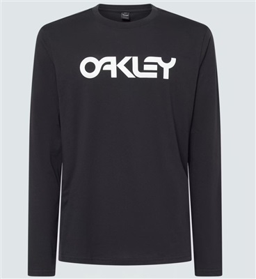 Oakley Mark II L/S Tee 2.0 FOA404012 T-Shirt Siyah Beyaz 022