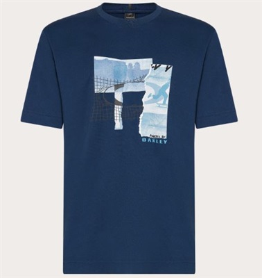 Oakley Skate Tee FOA406851 T-Shirt Navy 6GA