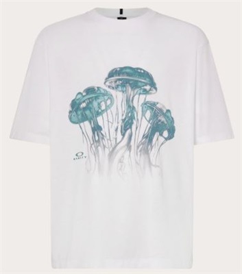 Oakley Jellyfish Tee FOA406854 T-Shirt Beyaz 100