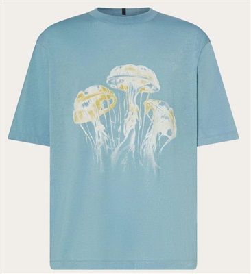 Oakley Jellyfish Tee FOA406854 T-Shirt Mavi 7CC