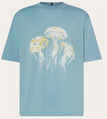 Oakley Jellyfish Tee FOA406854 T-Shirt Mavi 7CC