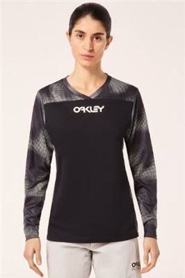 Oakley W Maven Coast LS Jersey FOA500570 Black/Grey 9YM