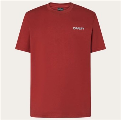 Oakley Mtl Ringed B1B Tee FOA406156 Red 80U